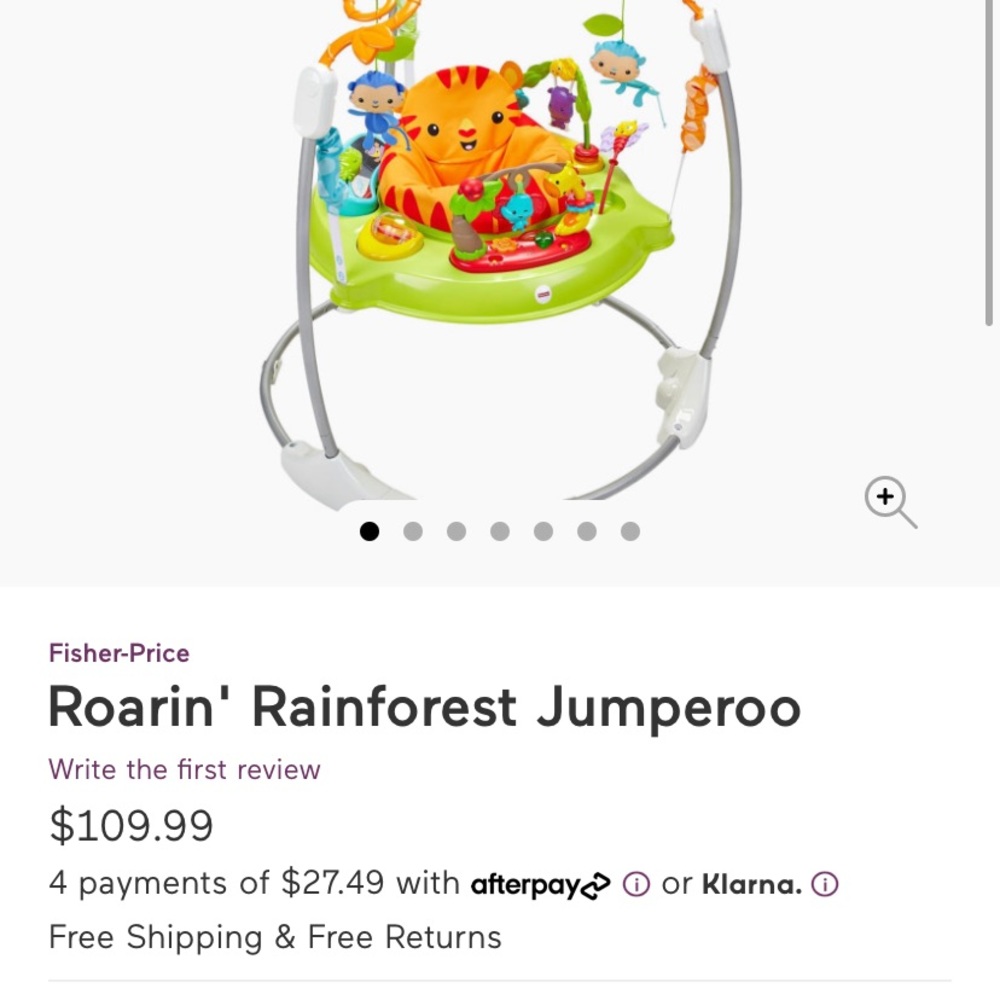 Fisher price bouncer